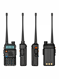 Рация Baofeng UV-5R 5W с гарнитурой черная